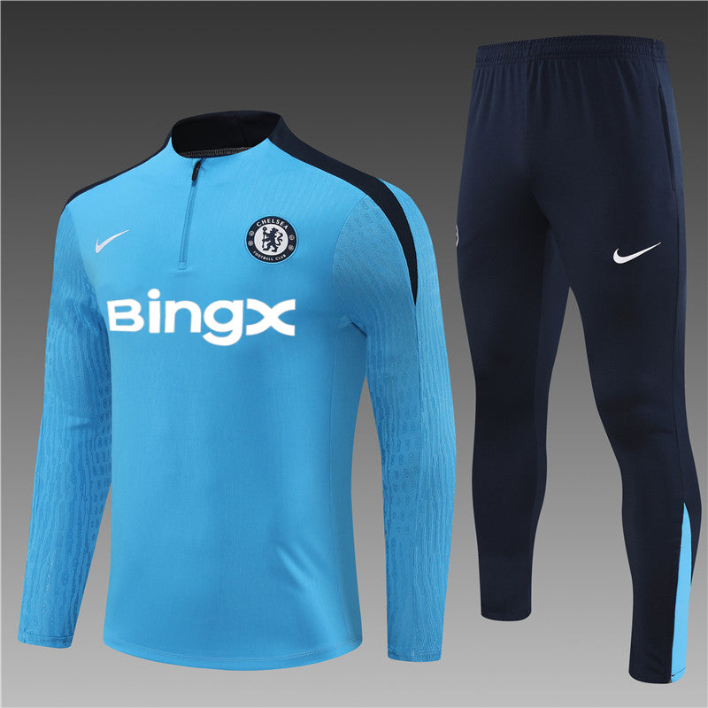 24/25 Chelsea FC Light Blue 1/4 Zip Tracksuit