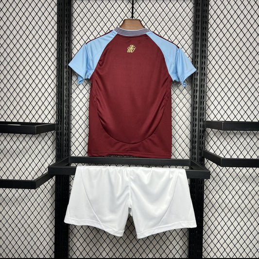 24/25 Aston Villa Home Kids Kit