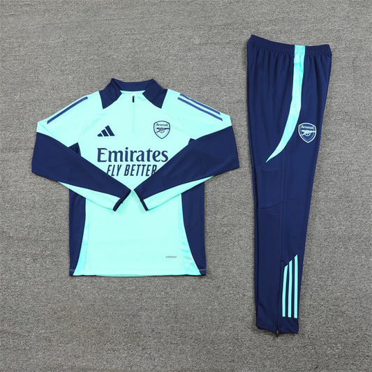 24/25 Arsenal FC Light Blue 1/4 Zip Tracksuit