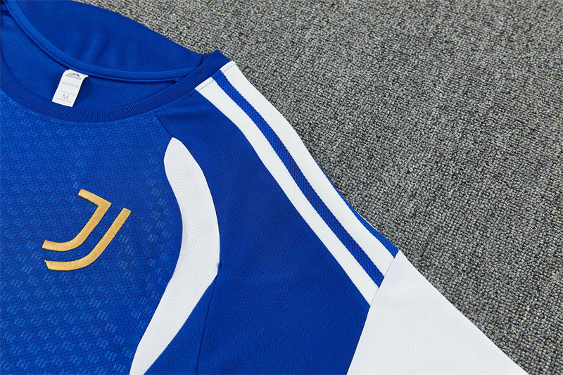 26/27 Juventus Blue/White Shorts Training Set