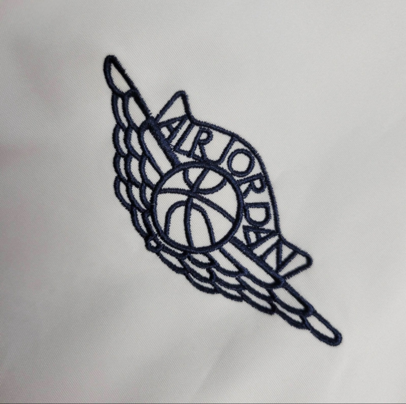 PSG x Air Jordan White/Blue Windbreaker