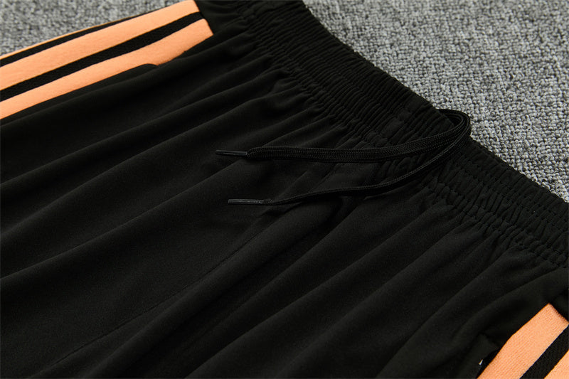 26/27 Arsenal FC Orange And Black 1/4 Zip Tracksuit