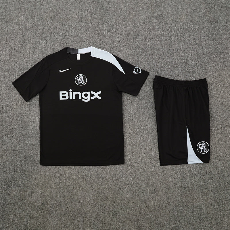Chelsea T90 Black Shorts Training Set