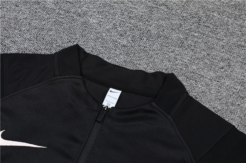 21/22 PSG Black and Pink 1/4 Zip Tracksuit