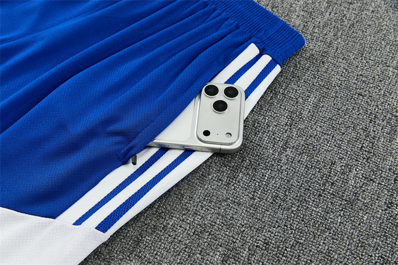 26/27 Juventus Blue/White Shorts Training Set