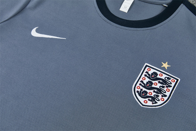 England Grey/Blue Shorts Training Set