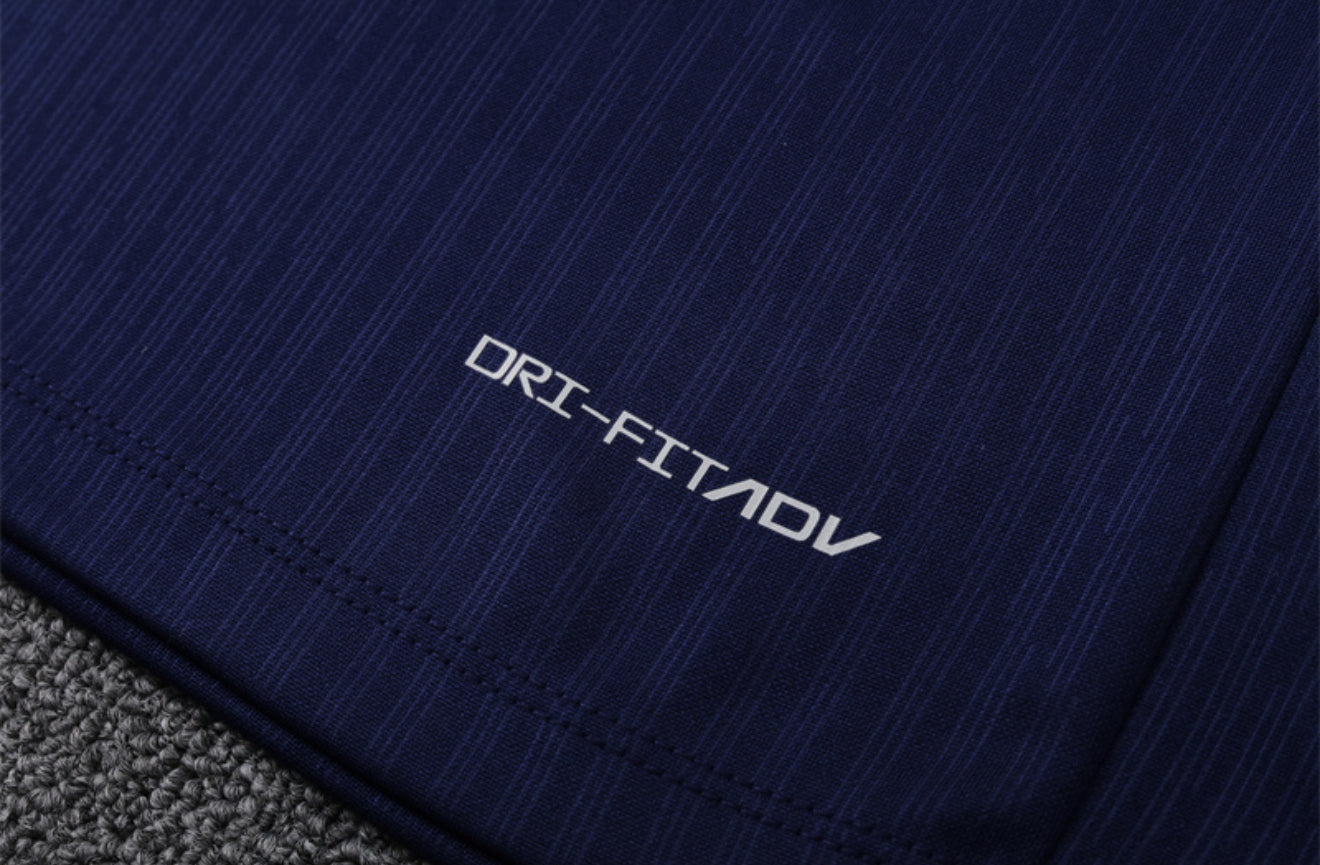 24/25 FC Barcelona Navy And Orange 1/4 Zip Tracksuit