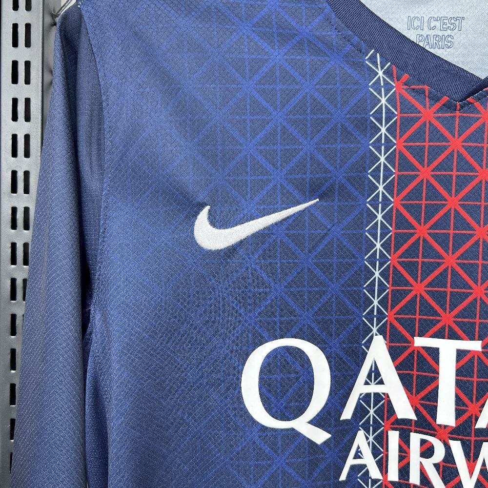 25/26 PSG Home Jersey (Long Sleeve)