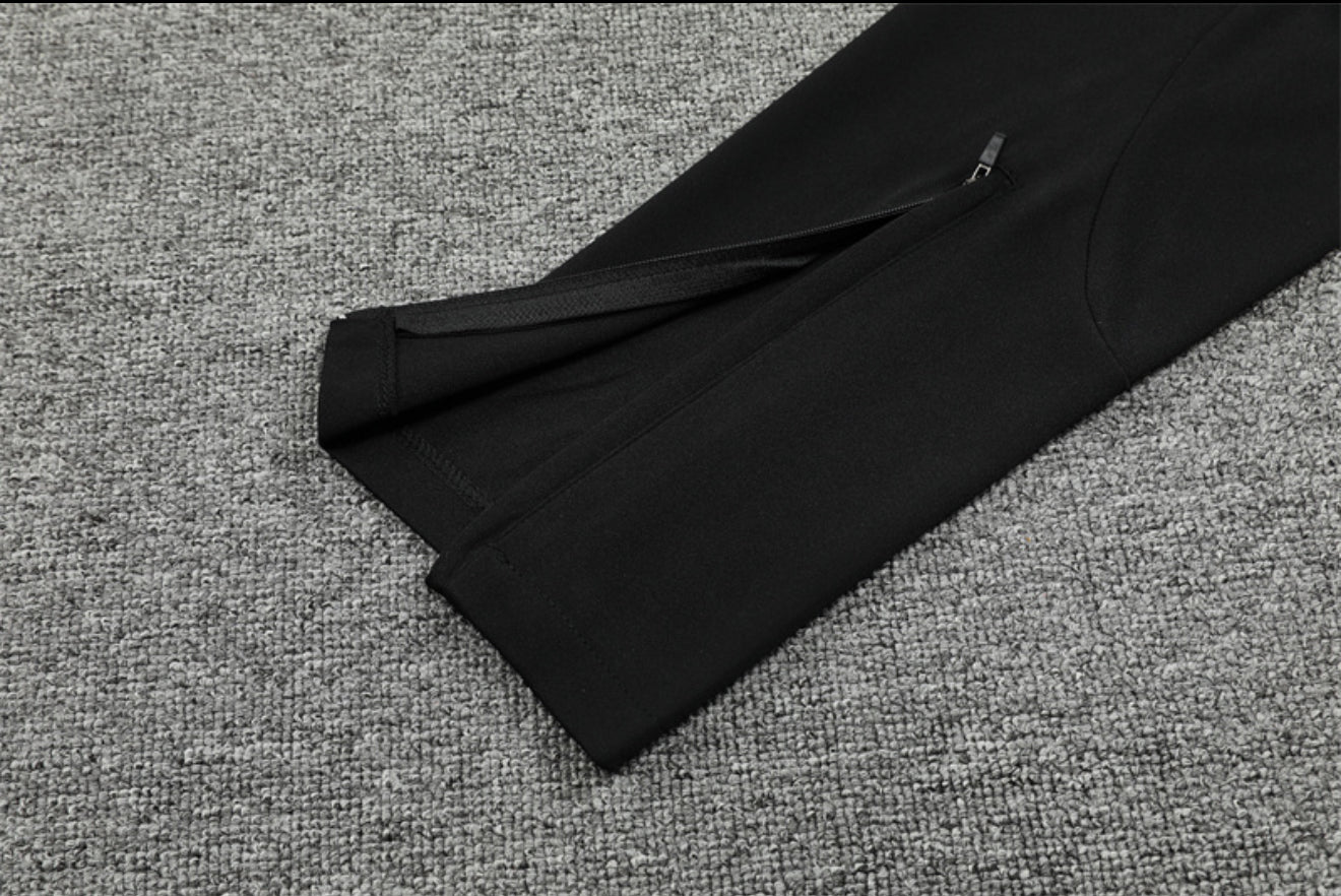 24/25 Real Madrid Black And Purple Tracksuit