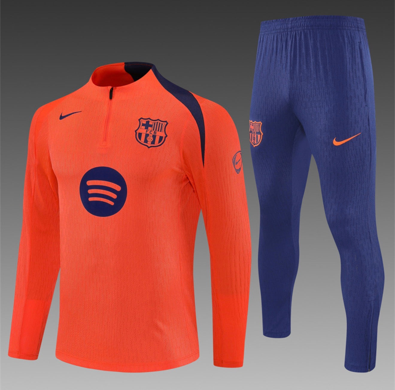 25/26 FC Barcelona Orange T90 1/4 Zip Tracksuit