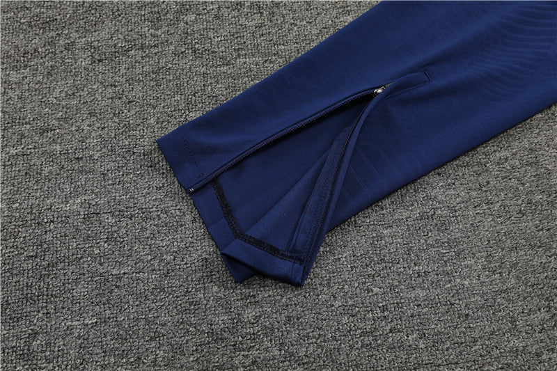 23/24 Jordan x PSG Dark Blue 1/4 Zip Tracksuit
