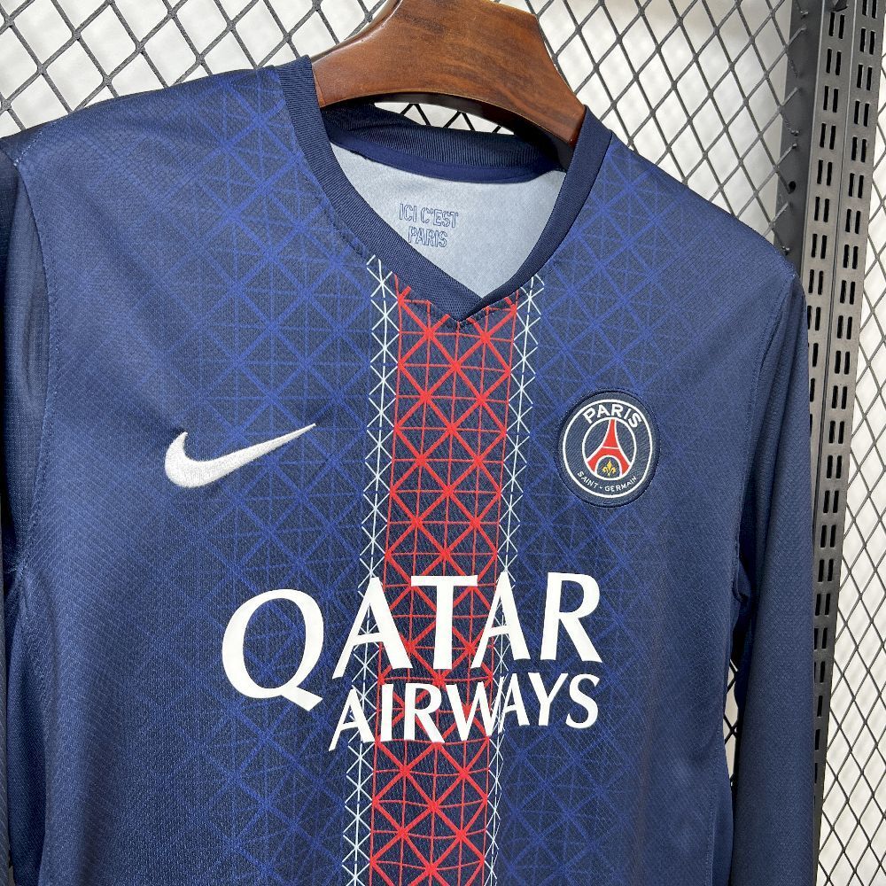 25/26 PSG Home Jersey (Long Sleeve)