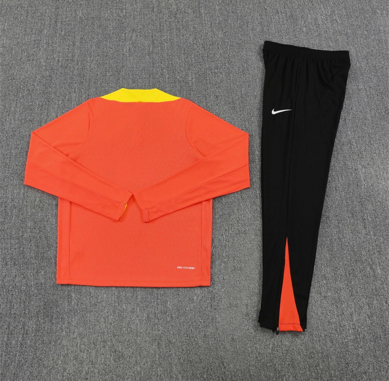 2025 Brazil Orange 1/4 Zip Tracksuit