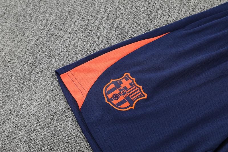 Barcelona T90 Blue Shorts Training Set