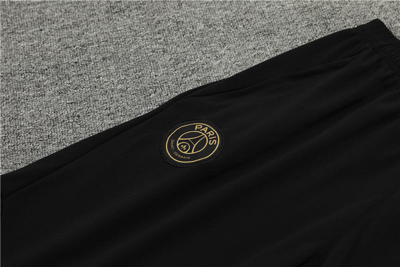 23/24 Jordan x PSG Black And Gold 1/4 Tracksuit