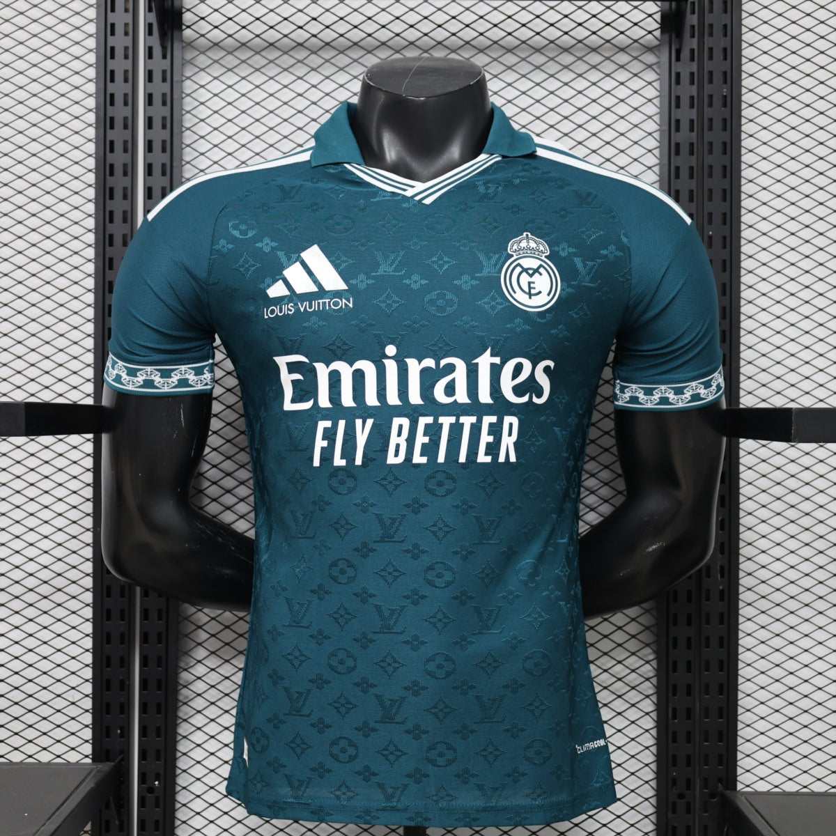 Real Madrid x LV Green Concept Jersey (Players Version)