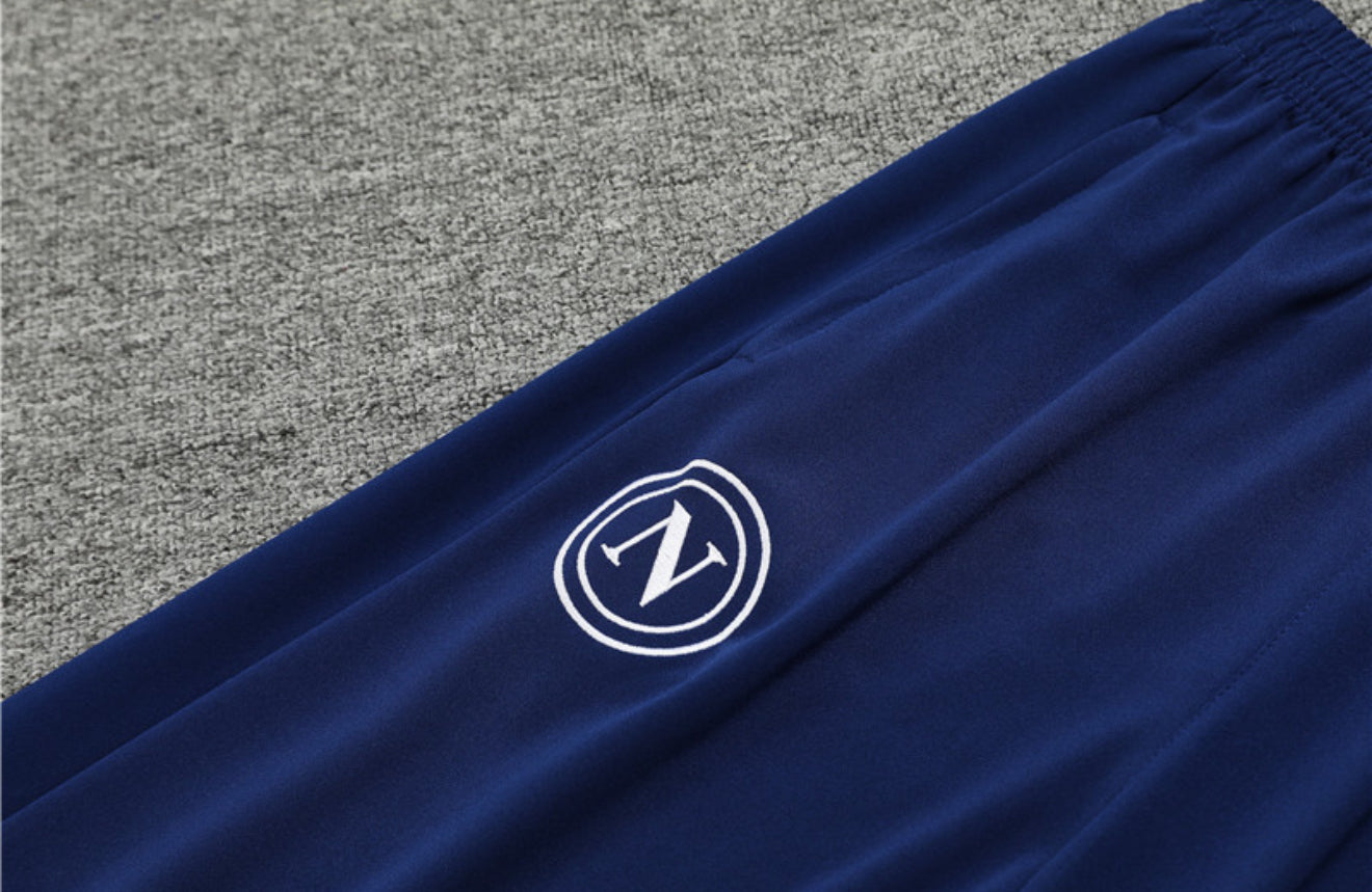 24/25 SSC Napoli Blue 1/4 Zip Tracksuit