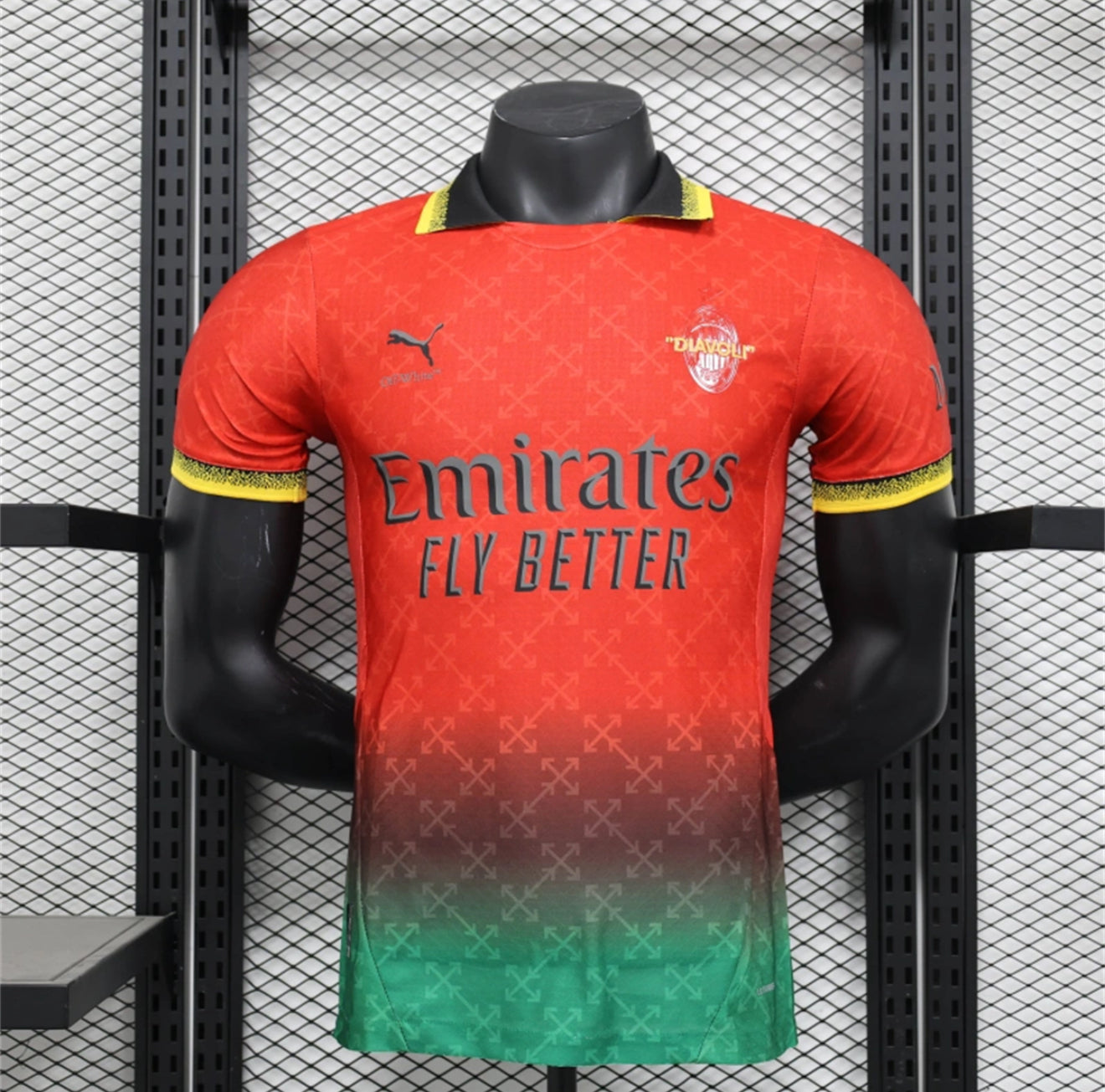AC Milan x Off-White Red Jersey (Players Version)