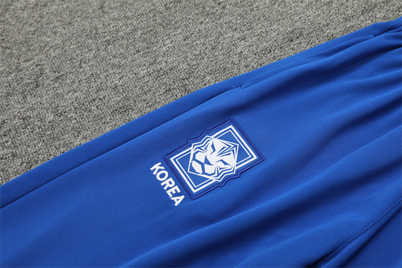 2025 South Korea Blue 1/4 Zip Tracksuit