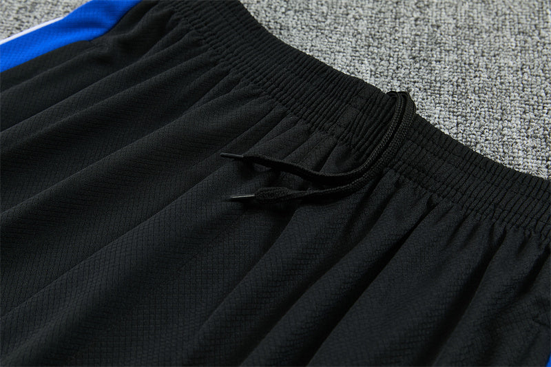 26/27 Atletico Madrid Black/Blue Shorts Training Set