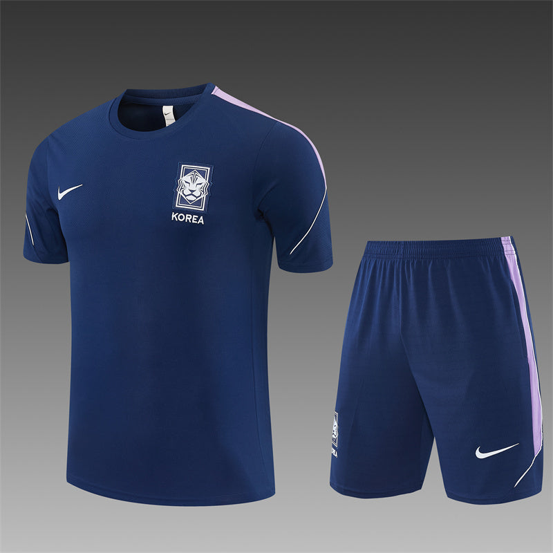 South Korea Blue/Purple Shorts Training Set