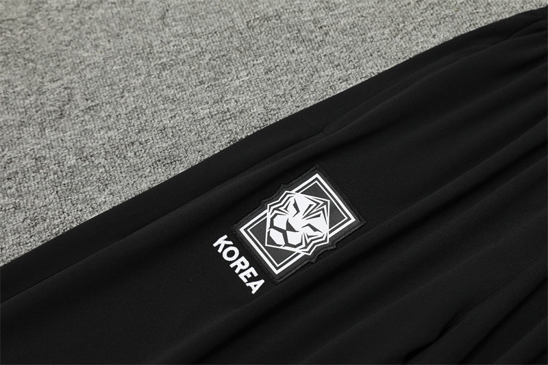 2025 South Korea Grey 1/4 Zip Tracksuit