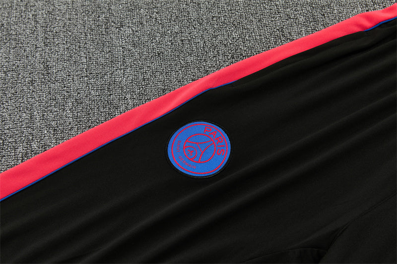 26/27 PSG White, Black And Red 1/4 Zip Tracksuit