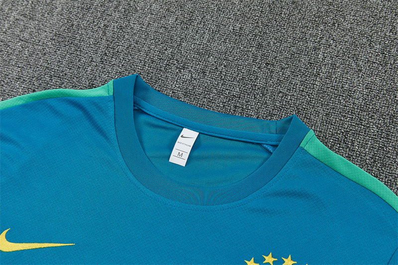 Brazil Aqua Blue Shorts Training Set