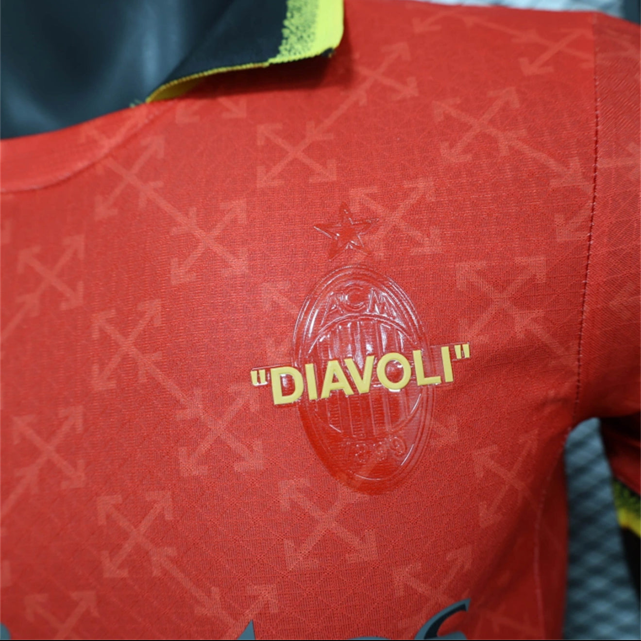 AC Milan x Off-White Red Jersey (Players Version)
