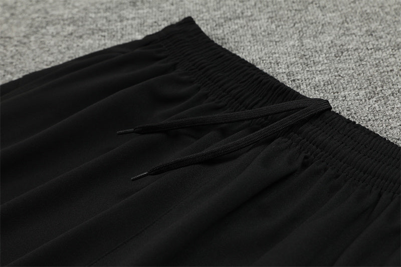 24/25 AC Milan Black 1/4 Zip Tracksuit