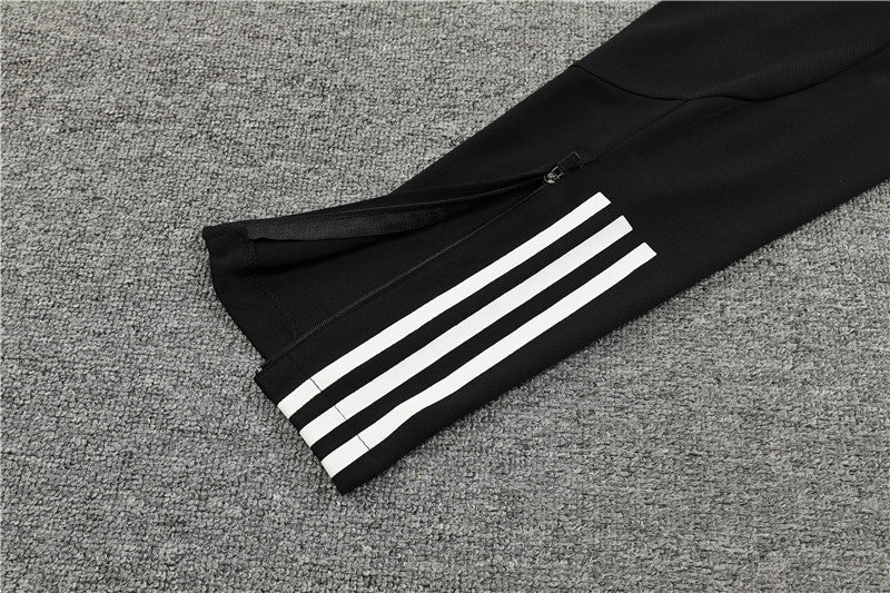 2024 Algeria Black 1/4 Zip Tracksuit