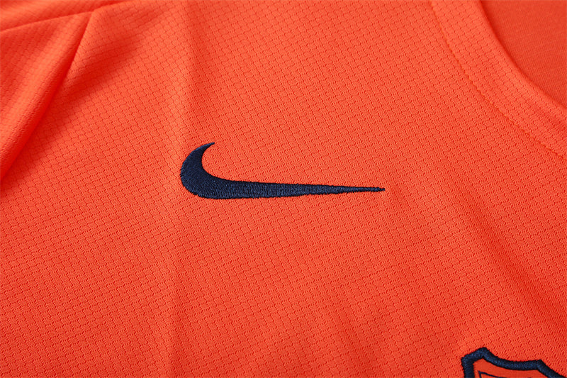 Barcelona T90 Orange Shorts Training Set