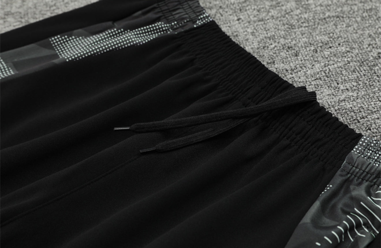 24/25 Al Nassr Black 1/4 Zip Tracksuit
