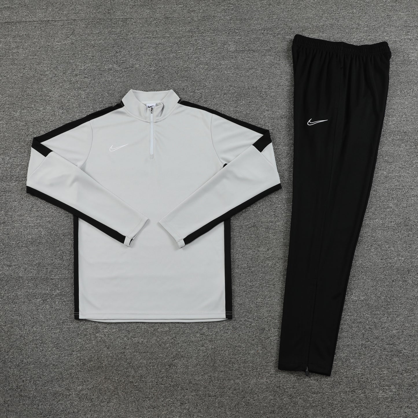 Nike Academy Grey And Black Dri-Fit Tracksuit