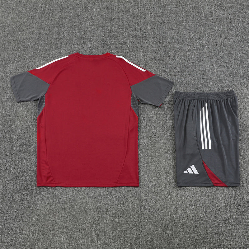 25/26 Arsenal FC Red/Grey Shorts Training Set
