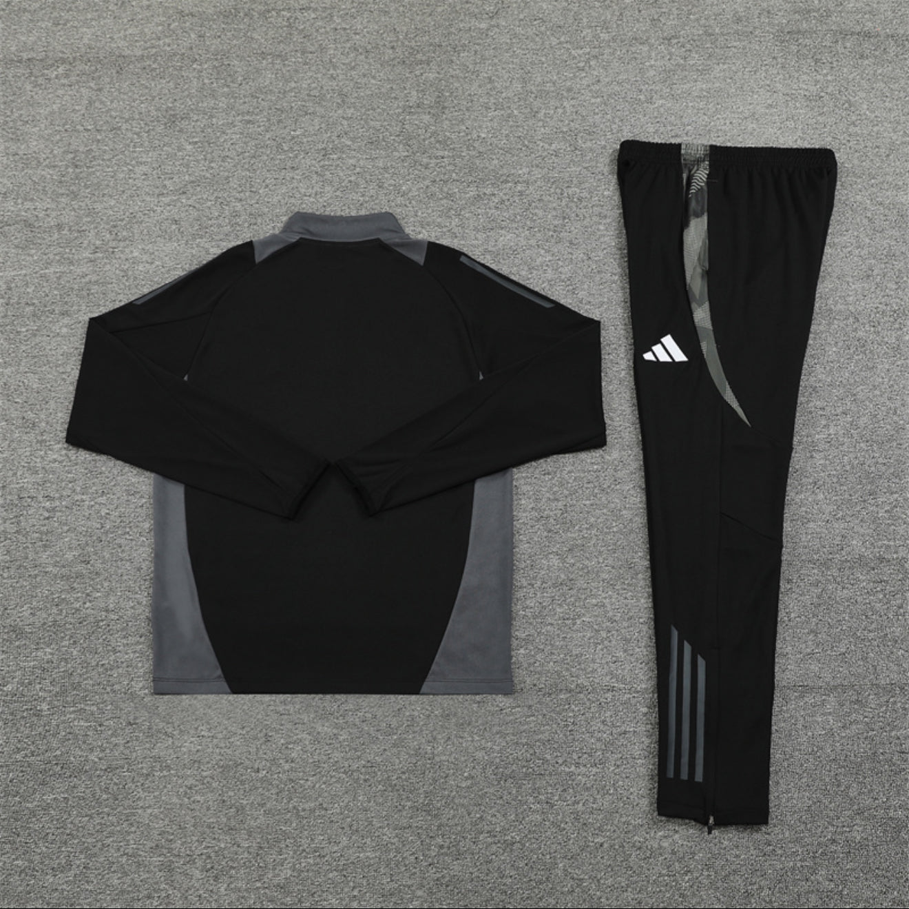 24/25 Al Nassr Black 1/4 Zip Tracksuit