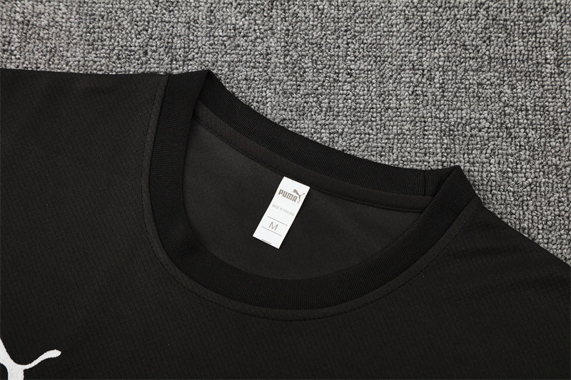 Manchester City Black Shorts Training Set