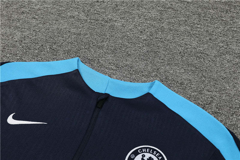 24/25 Chelsea FC Dark Blue 1/4 Zip Tracksuit