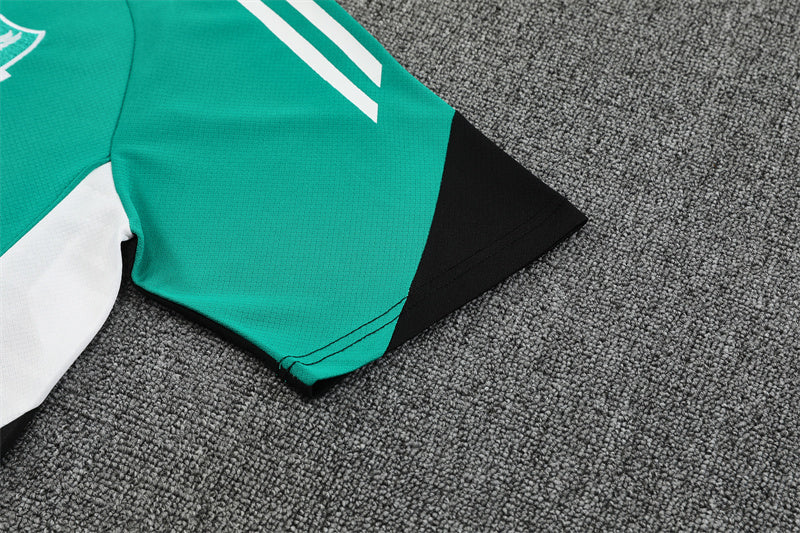 25/26 Liverpool Green/Black Shorts Training Set