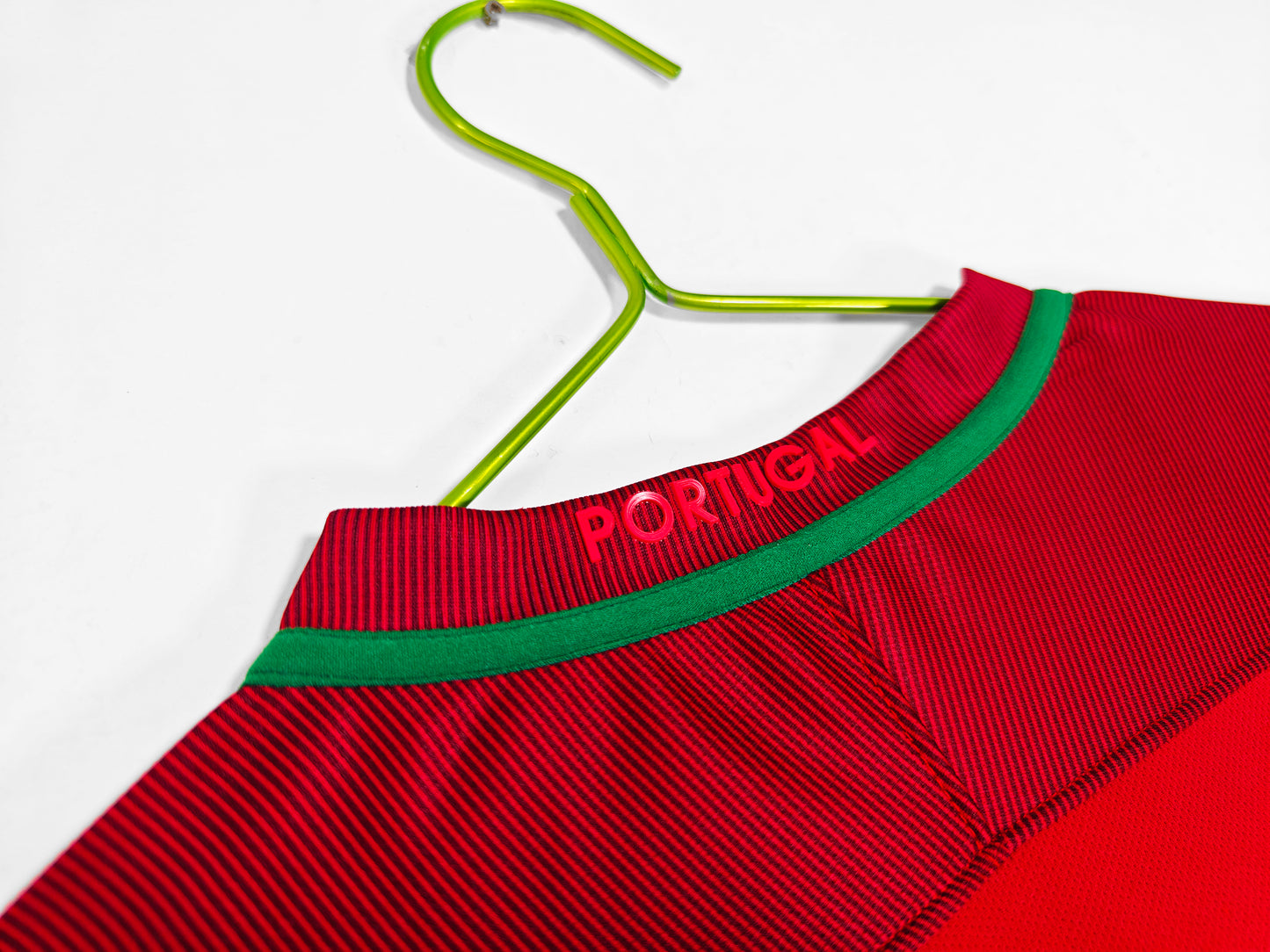 2016 Portugal Retro Home Jersey (Long Sleeve)
