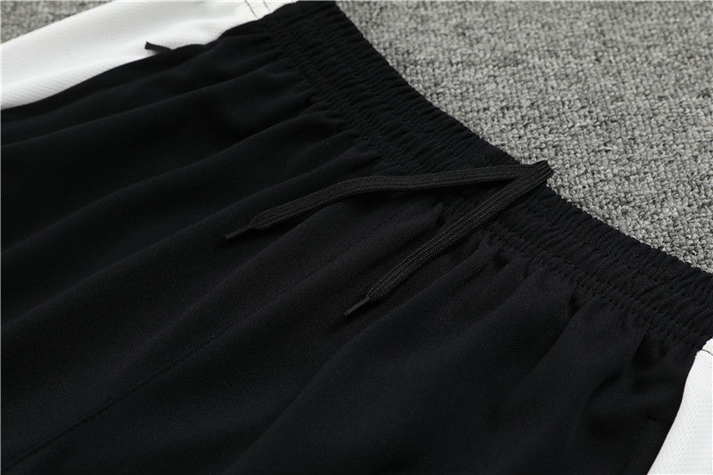 23/24 PSG White And Black 1/4 Zip Tracksuit
