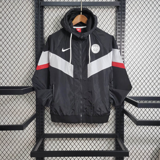 PSG Black, White And Red Windbreaker