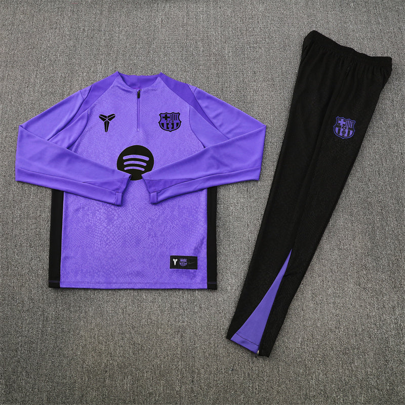 FC Barcelona x Kobe Bryant Purple 1/4 Zip Tracksuit
