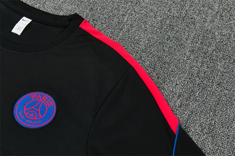 26/27 PSG Black/Red Shorts Training Set