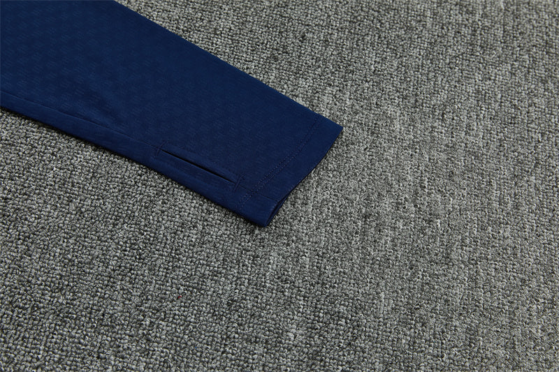 26/27 FC Bayern Munich Cream And Blue 1/4 Zip Tracksuit