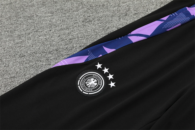 2025 Germany Black 1/4 Zip Tracksuit