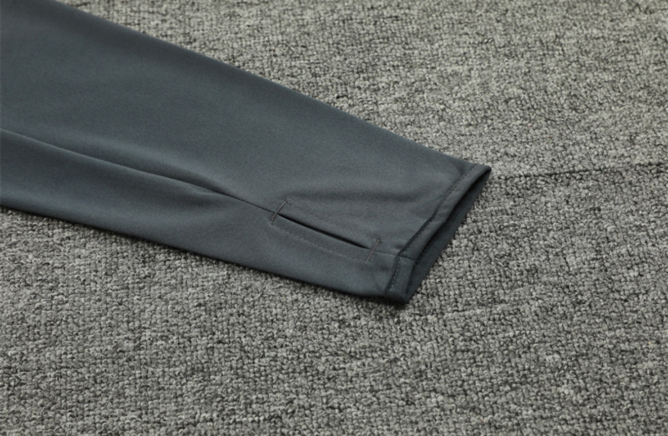 24/25 Real Madrid Dark Grey Tracksuit