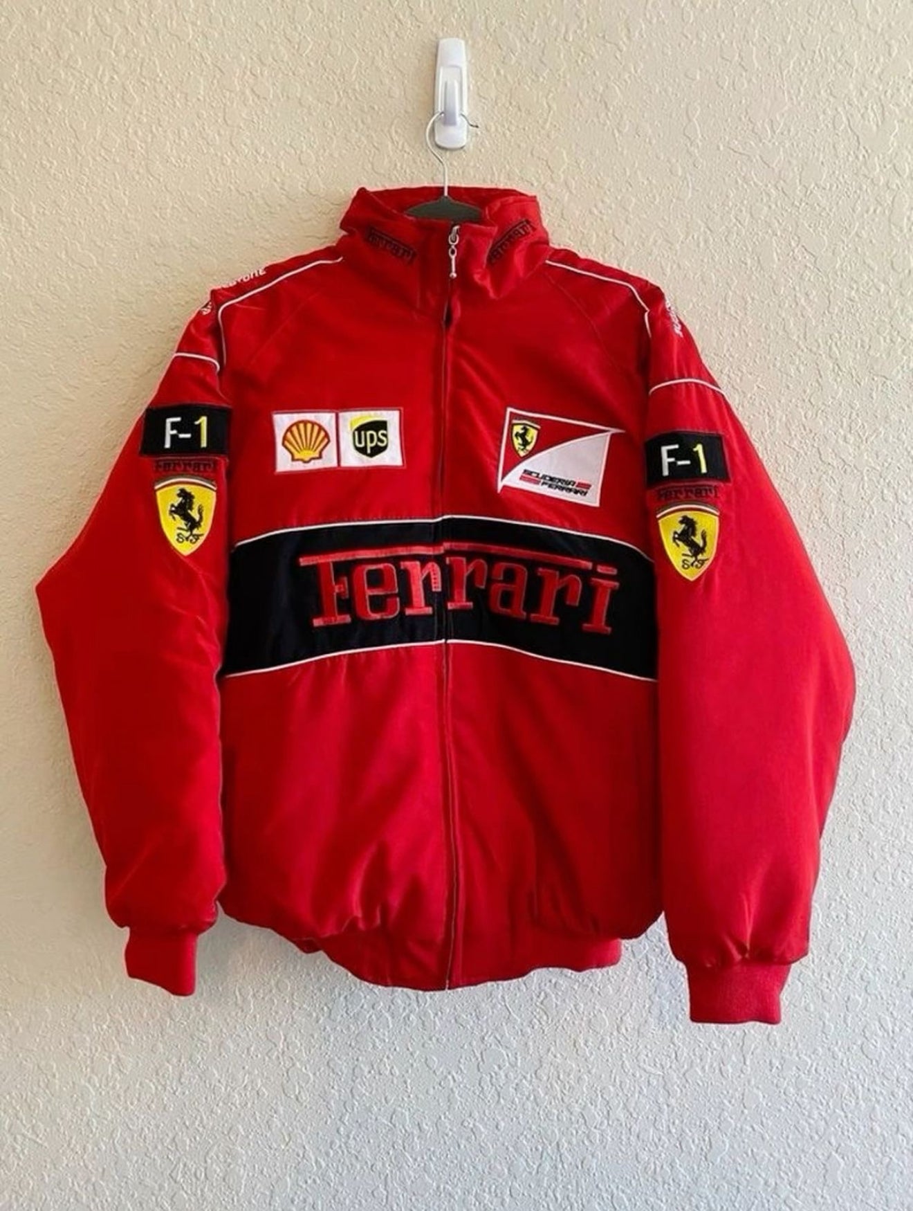 Ferrari Vintage F1 Racing Jacket (Red)