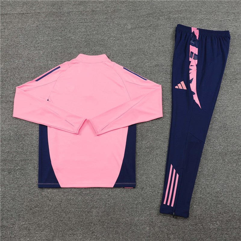 24/25 Arsenal FC Pink 1/4 Zip Tracksuit