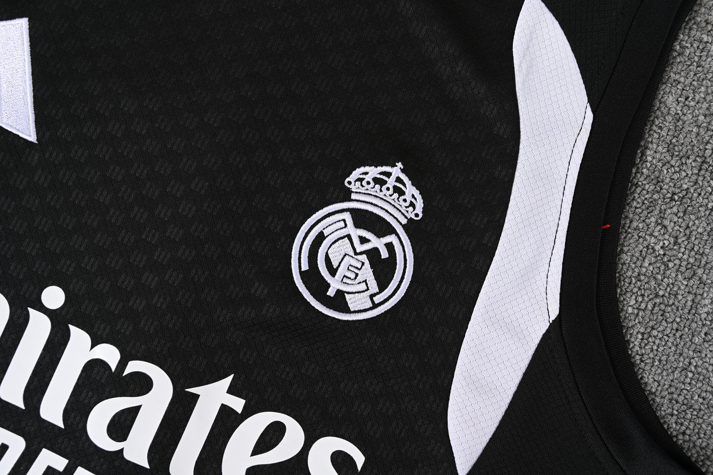 26/27 Real Madrid Black/Grey Vest Training Set